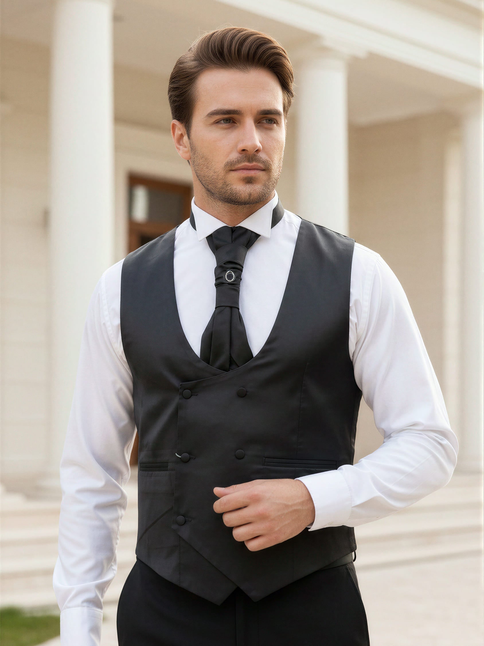 Set Gilet e Plastron